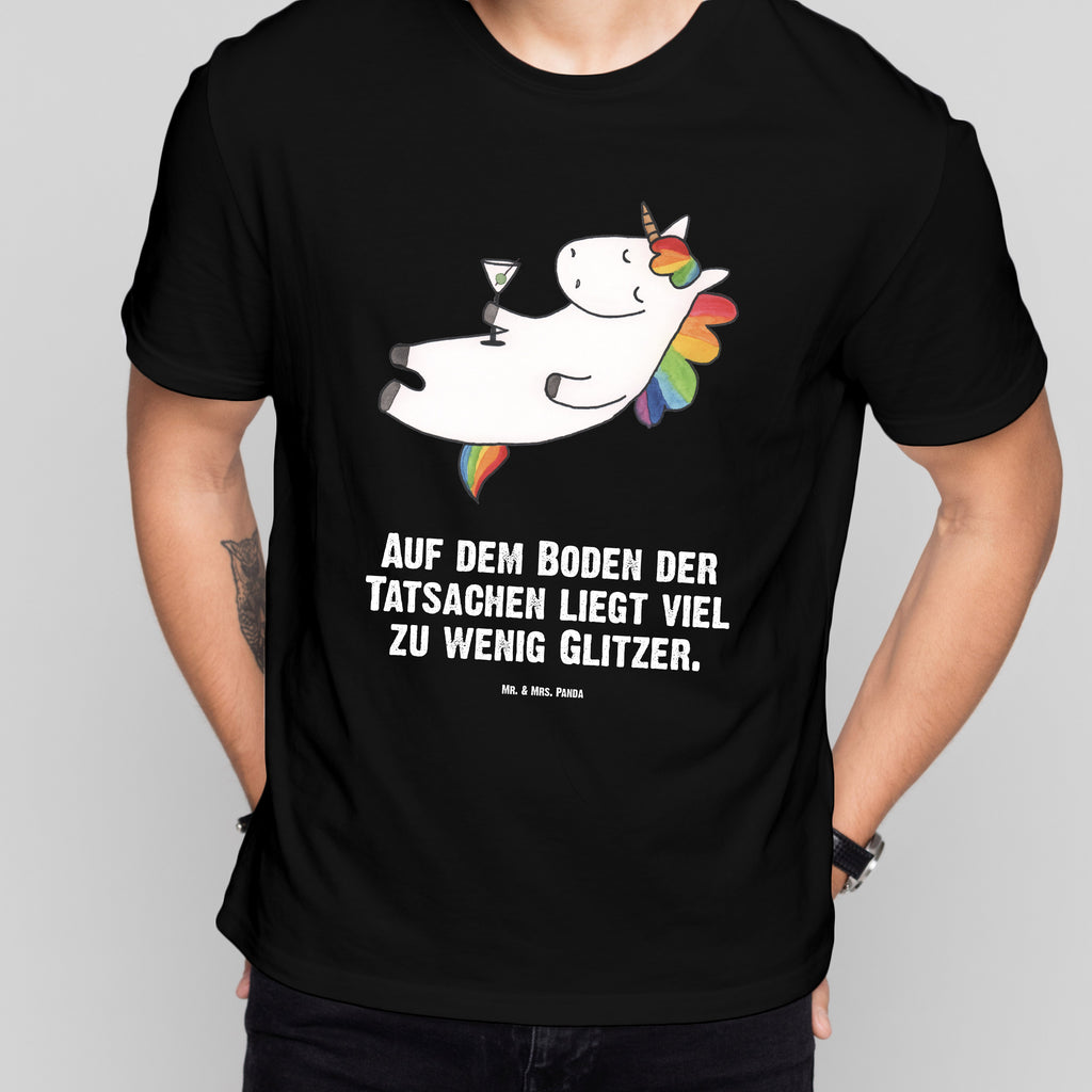 T-Shirt Standard Einhorn Cocktail T-Shirt, Shirt, Tshirt, Lustiges T-Shirt, T-Shirt mit Spruch, Party, Junggesellenabschied, Jubiläum, Geburstag, Herrn, Damen, Männer, Frauen, Schlafshirt, Nachthemd, Sprüche, Einhorn, Einhörner, Einhorn Deko, Pegasus, Unicorn, Spaß, Feiern, Caipirinha, Rum, Cuba Libre, Sekt, Freundin, Geburtstag, lustig, witzig, Spruch, Glitzer