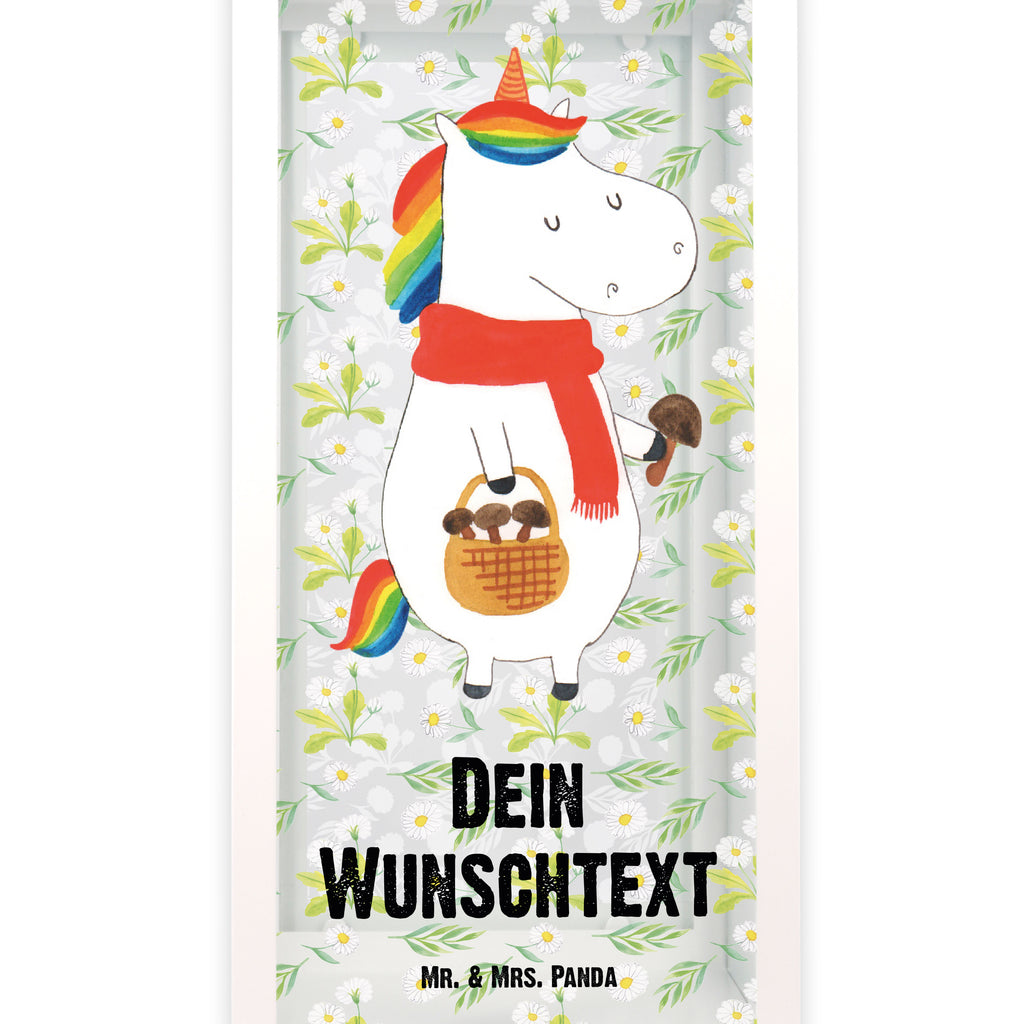 Personalisierte Deko Laterne Einhorn Pilz Gartenlampe, Gartenleuchte, Gartendekoration, Gartenlicht, Laterne kleine Laternen, XXL Laternen, Laterne groß, Einhorn, Einhörner, Einhorn Deko, Pegasus, Unicorn, Pilze, Pilzsammler, Motivation, Spruch, Liebeskummer