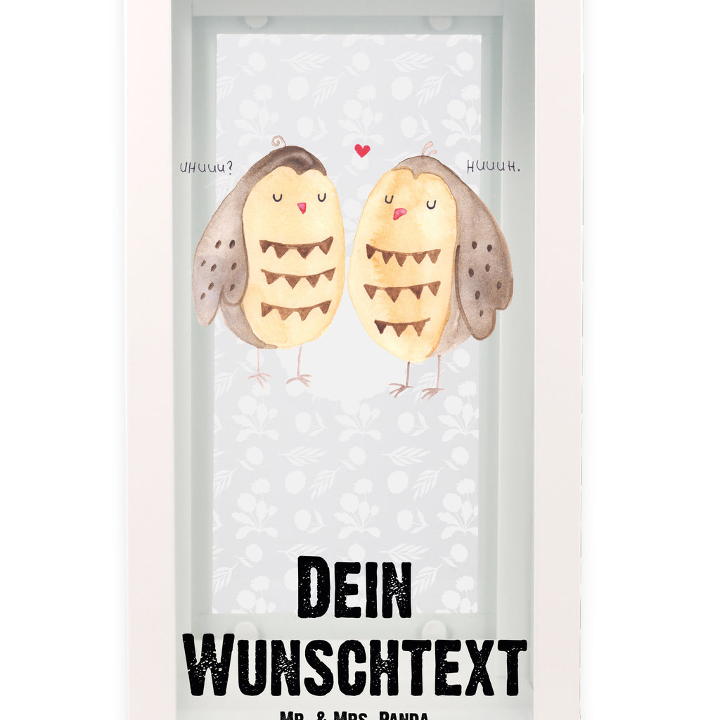 Personalisierte Deko Laterne Eule Liebe Gartenlampe, Gartenleuchte, Gartendekoration, Gartenlicht, Laterne kleine Laternen, XXL Laternen, Laterne groß, Eule, Eule Deko, Liebe, Hochzeit Spruch, Owl, All you need is love, Liebe Spruch, Freundin Geschenk, Freund, Wortspiel lustig