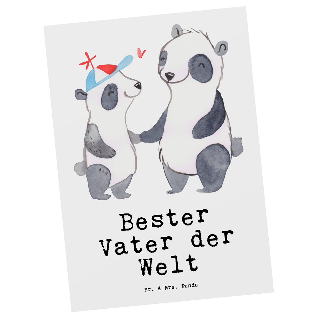 Postkarte Panda Bester Vater der Welt Postkarte, Karte, Geschenkkarte, Grußkarte, Einladung, Ansichtskarte, Geburtstagskarte, Einladungskarte, Dankeskarte, Ansichtskarten, Einladung Geburtstag, Einladungskarten Geburtstag, für, Dankeschön, Geschenk, Schenken, Geburtstag, Geburtstagsgeschenk, Geschenkidee, Danke, Bedanken, Mitbringsel, Freude machen, Geschenktipp, Vater, Papa, Dad, Daddy, Paps, Papi, Vati, Eltern, Geschenk Vater, Mann, Familie, Bester, Kleinigkeit