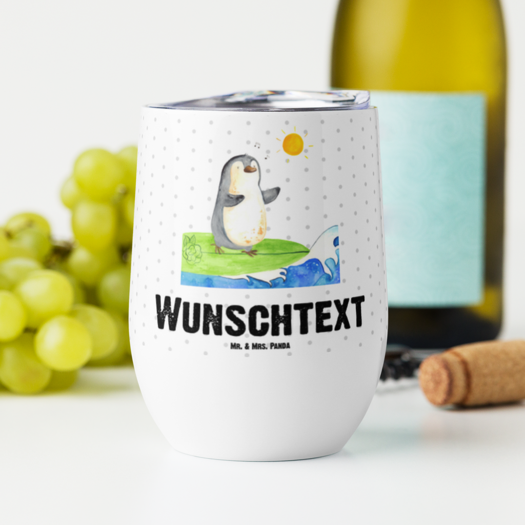 Personalisierter Weinbecher Pinguin Surfer Personalisierter Weinbecher, Personalisierter Glühwein Becher, Heißgetränke, Personalisierter Trinkbecher, Personalisierter Weinkelch, Personalisiertes Weingläser, hochwertiger Weinbecher, Weinbecher Reisen, Weinbecher unterwegs, Personalisertes Sommerglas, mit Namen, Wunschtext, Personalisierung, selbst bedrucken, Personalisiertes Weinglas, Pinguin, Pinguine, surfen, Surfer, Hawaii, Urlaub, Wellen, Wellen reiten, Portugal