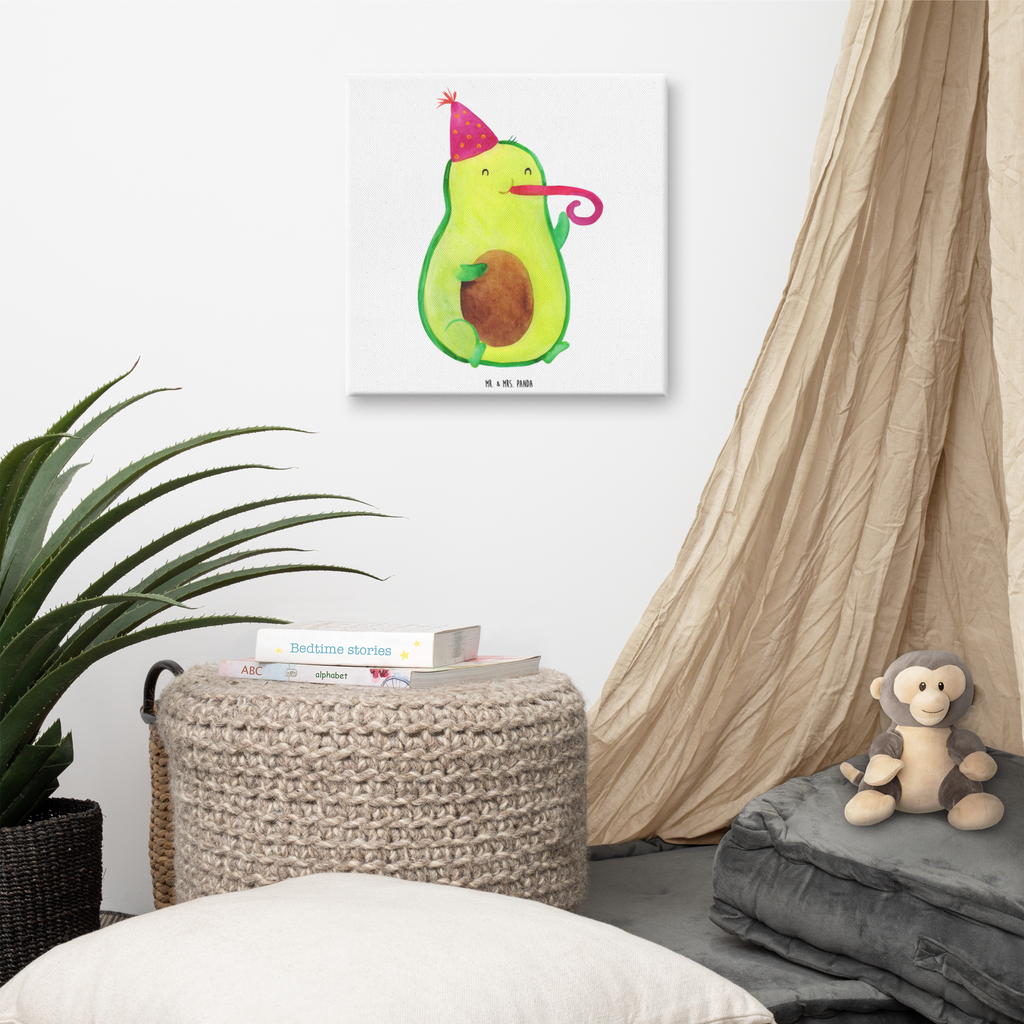 Leinwand Bild Avocado Party Time Leinwand, Bild, Kunstdruck, Wanddeko, Dekoration, Avocado, Veggie, Vegan, Gesund