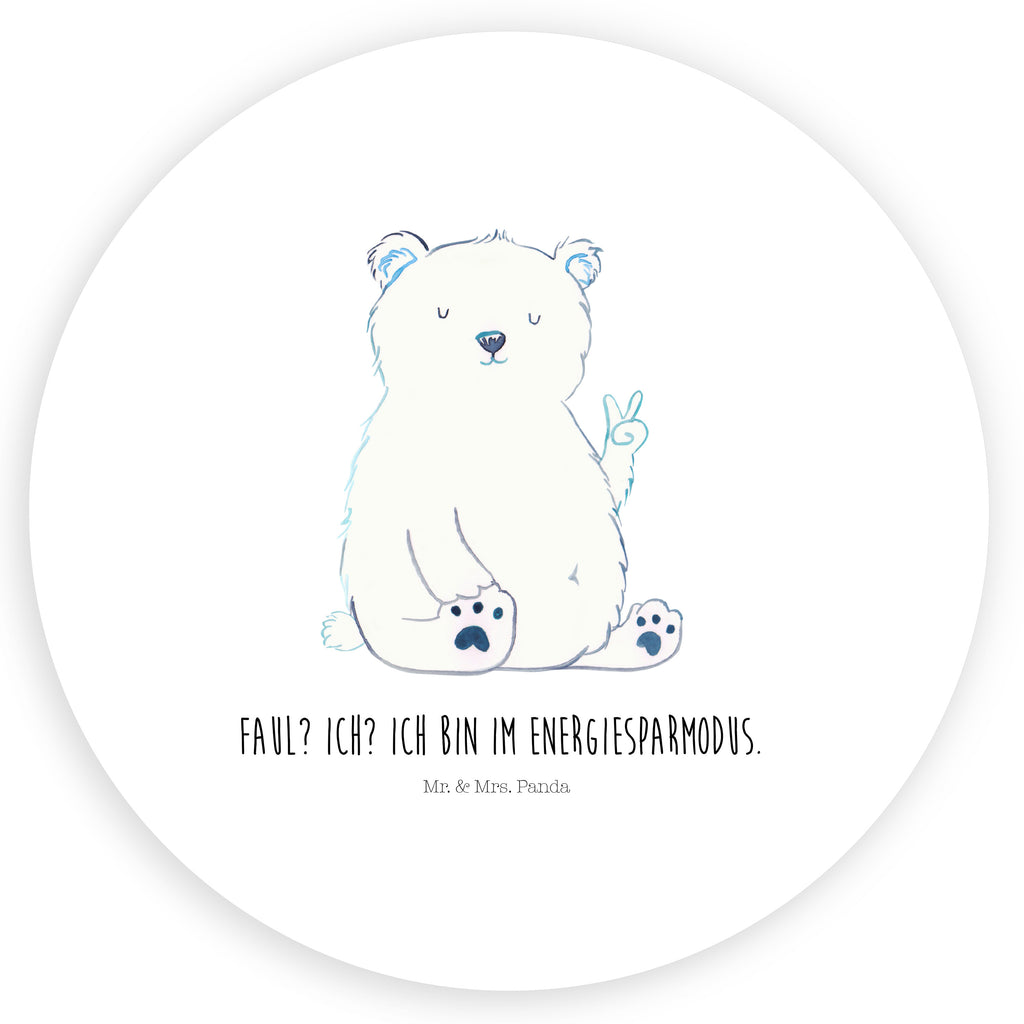 Rund Aufkleber Eisbär Faul Sticker, Aufkleber, Etikett, Kinder, rund, Bär, Teddy, Teddybär, Eisbär, Nordpol, Faul, Entspannen, Relaxen, Büro, Arbeit, Bürojob, Arbeitsplatz, Homeoffice