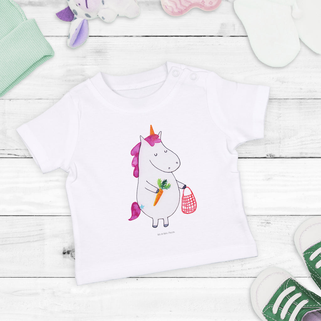 Organic Baby Shirt Einhorn Gemüse Baby T-Shirt, Jungen Baby T-Shirt, Mädchen Baby T-Shirt, Shirt, Einhorn, Einhörner, Einhorn Deko, Pegasus, Unicorn, Biomarkt, Bio, Gemüse, Wochenmarkt