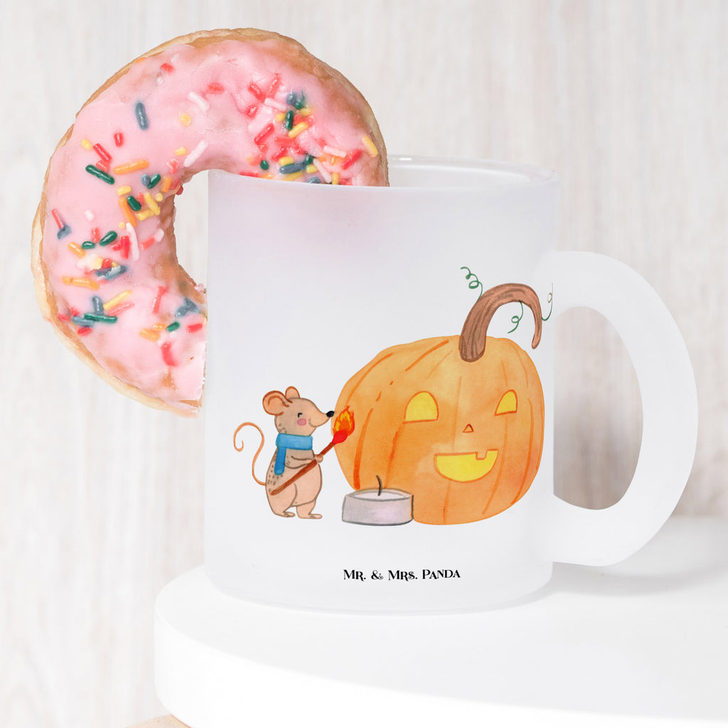 Teetasse Kürbis Maus Teetasse, Teeglas, Teebecher, Tasse mit Henkel, Tasse, Glas Teetasse, Teetasse aus Glas, Halloween, Deko, Martinssingen, Dekoration, Geschenke, Schenken, Halloween Deko, Trick or Treat, Süßes sonst gibt's saures, Maus, Kürbis, Kerzen