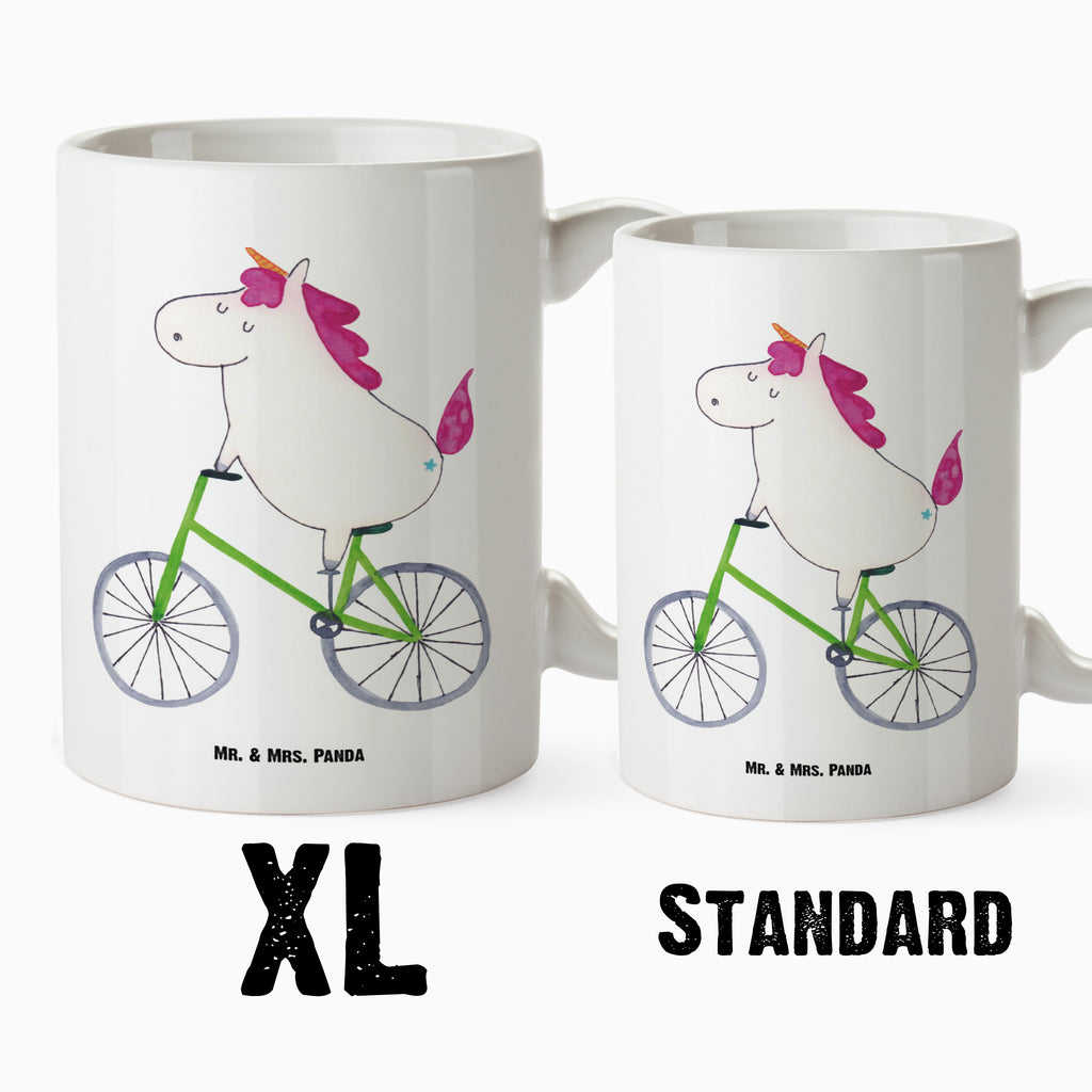 XL Tasse Einhorn Radfahrer XL Tasse, Große Tasse, Grosse Kaffeetasse, XL Becher, XL Teetasse, spülmaschinenfest, Jumbo Tasse, Groß, Einhorn, Einhörner, Einhorn Deko, Pegasus, Unicorn, Radfahren, Radfahrer, Rad, Bike, Feenstaub, Konfetti, Luxusproblem, Kummer, Liebeskummer