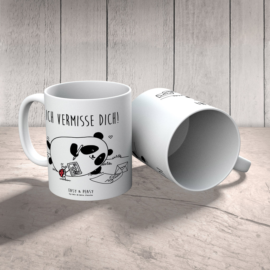 Tasse Easy & Peasy Vermissen Tasse, Kaffeetasse, Teetasse, Becher, Kaffeebecher, Teebecher, Keramiktasse, Porzellantasse, Büro Tasse, Geschenk Tasse, Tasse Sprüche, Tasse Motive, Kaffeetassen, Tasse bedrucken, Designer Tasse, Cappuccino Tassen, Schöne Teetassen