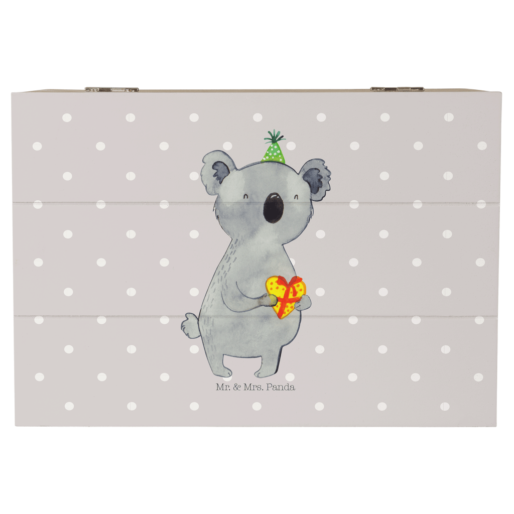 Holzkiste Koala Geschenk Holzkiste, Kiste, Schatzkiste, Truhe, Schatulle, XXL, Erinnerungsbox, Erinnerungskiste, Dekokiste, Aufbewahrungsbox, Geschenkbox, Geschenkdose, Koala, Koalabär, Geschenk, Geburtstag, Party