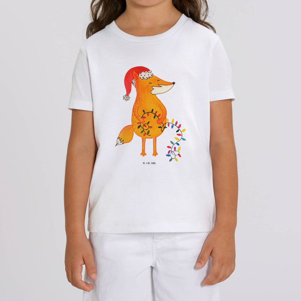 Organic Kinder T-Shirt Fuchs Weihnachten Kinder T-Shirt, Kinder T-Shirt Mädchen, Kinder T-Shirt Jungen, Winter, Weihnachten, Weihnachtsdeko, Nikolaus, Advent, Heiligabend, Wintermotiv, Fuchs, Füchse, Spruch schön, Geschenk Weihnachten, Weihnachtsmann, Weihnachtszeit