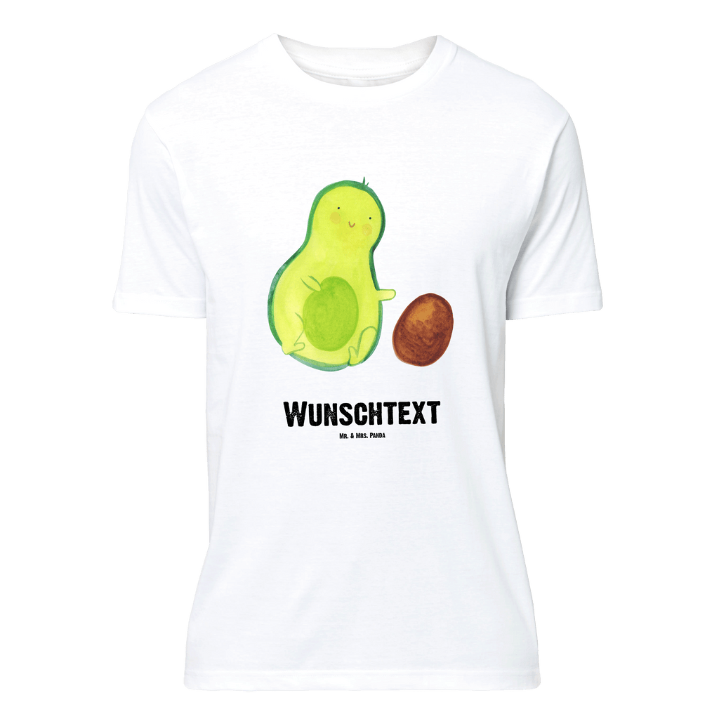 Personalisiertes T-Shirt Avocado rollt Kern T-Shirt Personalisiert, T-Shirt mit Namen, T-Shirt mit Aufruck, Männer, Frauen, Wunschtext, Bedrucken, Avocado, Veggie, Vegan, Gesund, Avocados, Schwanger, Geburt, Geburtstag, Säugling, Kind, erstes Kind, zur Geburt, Schwangerschaft, Babyparty, Baby, große Liebe, Liebe, Love