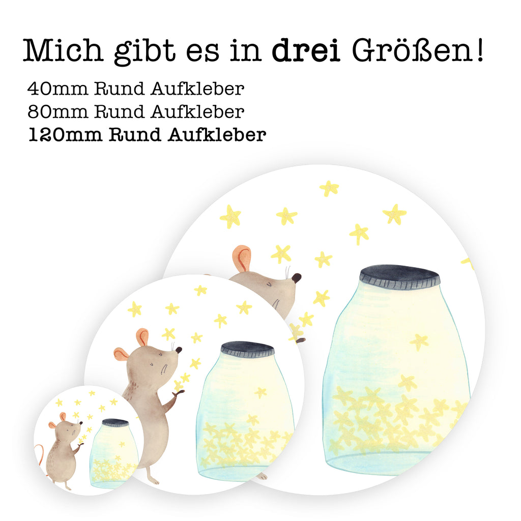 Rund Aufkleber Maus Sterne Sticker, Aufkleber, Etikett, Tiermotive, Gute Laune, lustige Sprüche, Tiere, Maus, Sterne, Wunsch, Kind, Taufe, Taufgeschenk, Geburt, Schwangerschaft, erstes Kind, Kindergeburtstag, Geburtstag, Hoffnung, Träume