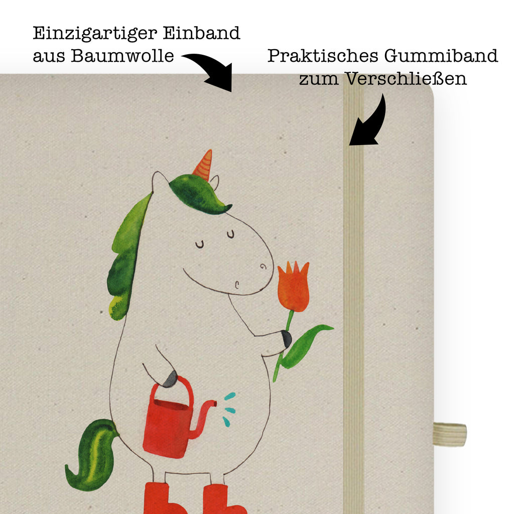 Baumwoll Notizbuch Einhorn Gärtner Notizen, Eintragebuch, Tagebuch, Notizblock, Adressbuch, Journal, Kladde, Skizzenbuch, Notizheft, Schreibbuch, Schreibheft, Einhorn, Einhörner, Einhorn Deko, Pegasus, Unicorn, Luftballon, Gießkanne, Giesskanne, Lebenslust, Freude, Blume, Freundin, Garten, Stiefel