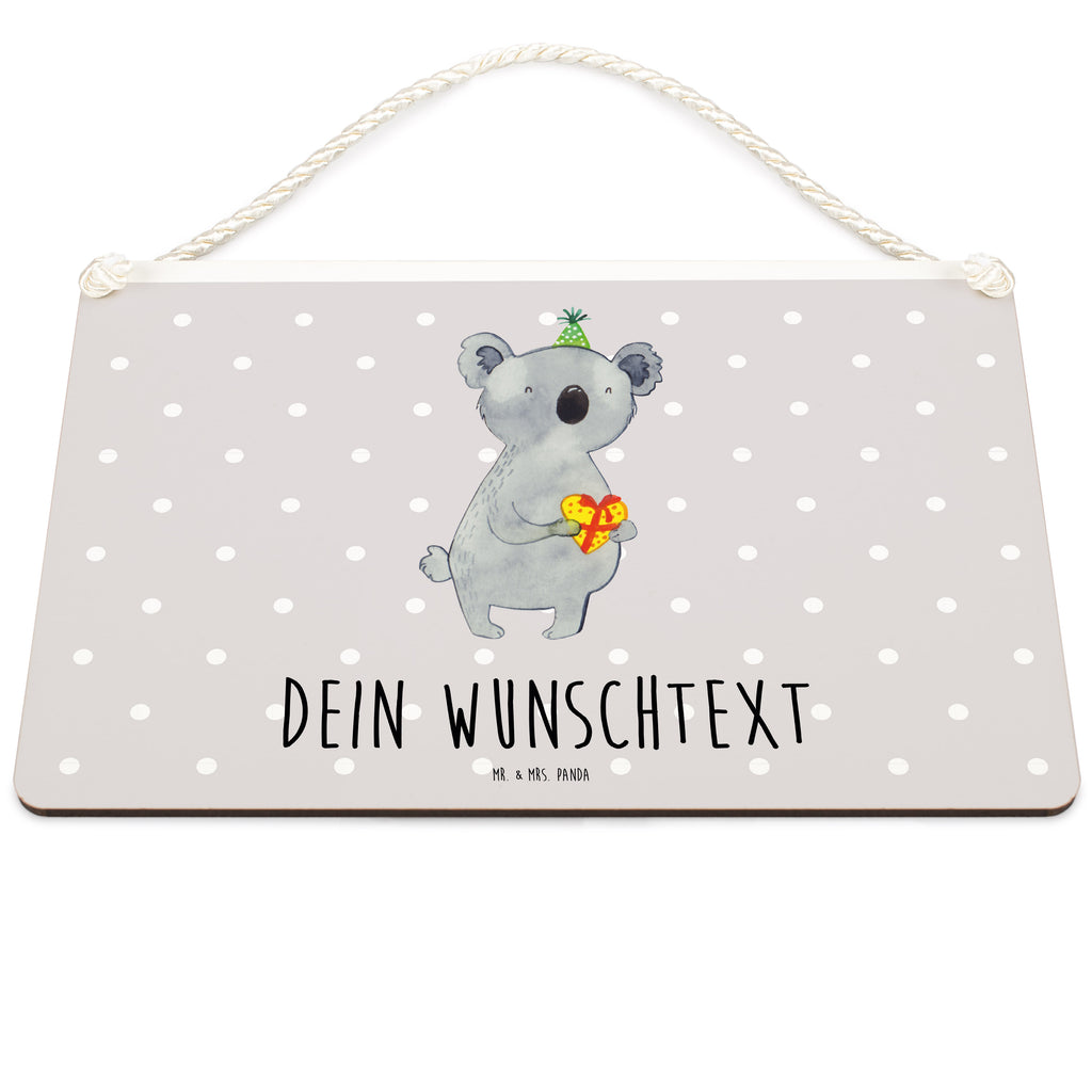 Personalisiertes Deko Schild Koala Geschenk Dekoschild, Deko Schild, Schild, Tür Schild, Türschild, Holzschild, Wandschild, Wanddeko, Koala, Koalabär, Geschenk, Geburtstag, Party