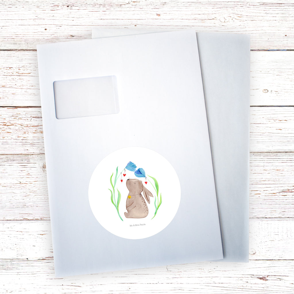 Rund Aufkleber Hase Blume Sticker, Aufkleber, Etikett, Ostern, Osterhase, Ostergeschenke, Osternest, Osterdeko, Geschenke zu Ostern, Ostern Geschenk, Ostergeschenke Kinder, Ostern Kinder, Hase, Kaninchen, Kind, Taufe, Taufgeschenk, Geburt, Schwangerschaft, erstes Kind, Kindergeburtstag, Geburtstag, Hoffnung, Träume