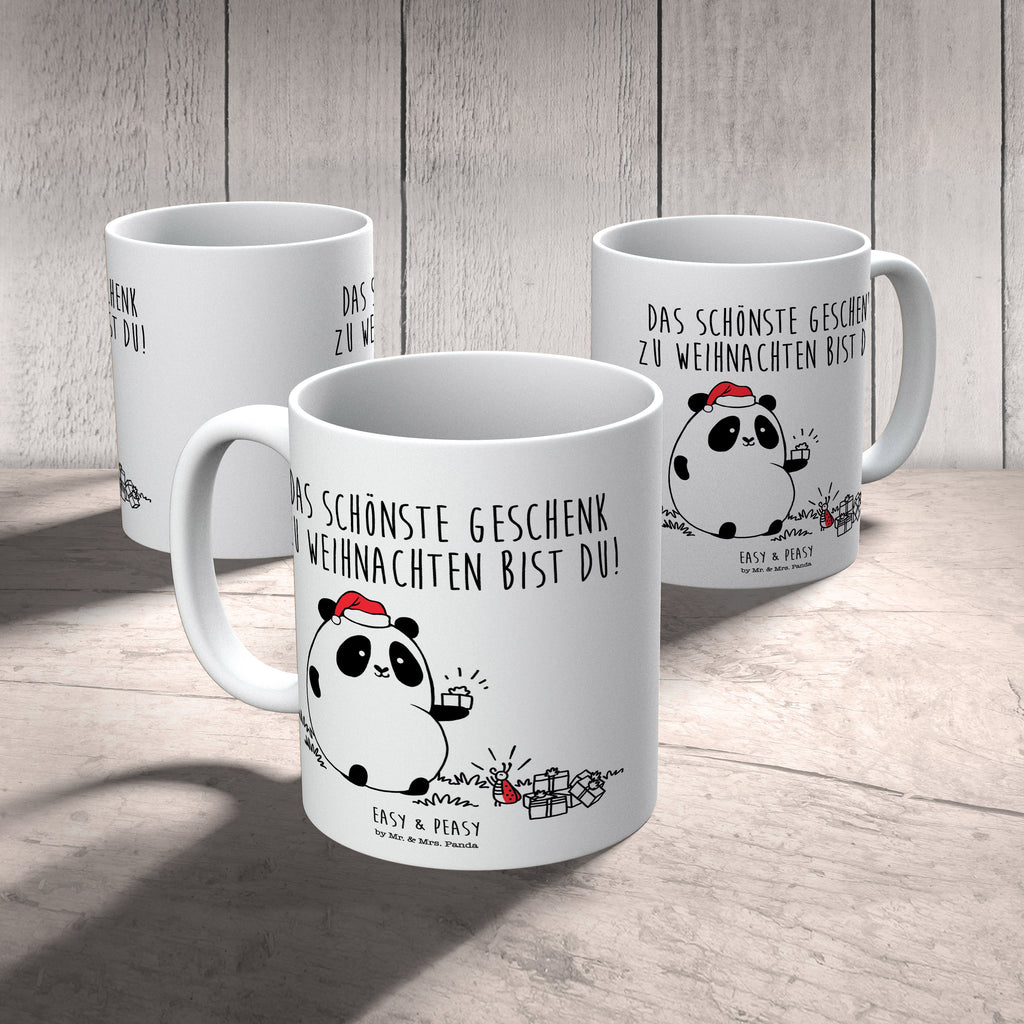 Tasse Easy & Peasy Weihnachtsgeschenk Tasse, Kaffeetasse, Teetasse, Becher, Kaffeebecher, Teebecher, Keramiktasse, Porzellantasse, Büro Tasse, Geschenk Tasse, Tasse Sprüche, Tasse Motive, Kaffeetassen, Tasse bedrucken, Designer Tasse, Cappuccino Tassen, Schöne Teetassen