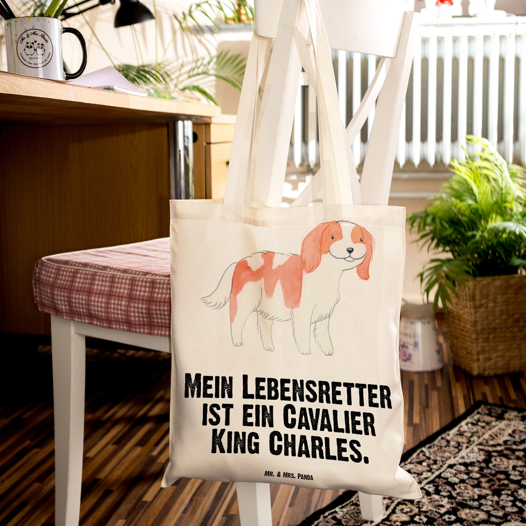 Tragetasche Cavalier King Charles Spaniel Lebensretter Beuteltasche, Beutel, Einkaufstasche, Jutebeutel, Stoffbeutel, Tasche, Shopper, Umhängetasche, Strandtasche, Schultertasche, Stofftasche, Tragetasche, Badetasche, Jutetasche, Einkaufstüte, Laptoptasche, Hund, Hunderasse, Rassehund, Hundebesitzer, Geschenk, Tierfreund, Schenken, Welpe, Cavalier King Charles Spaniel