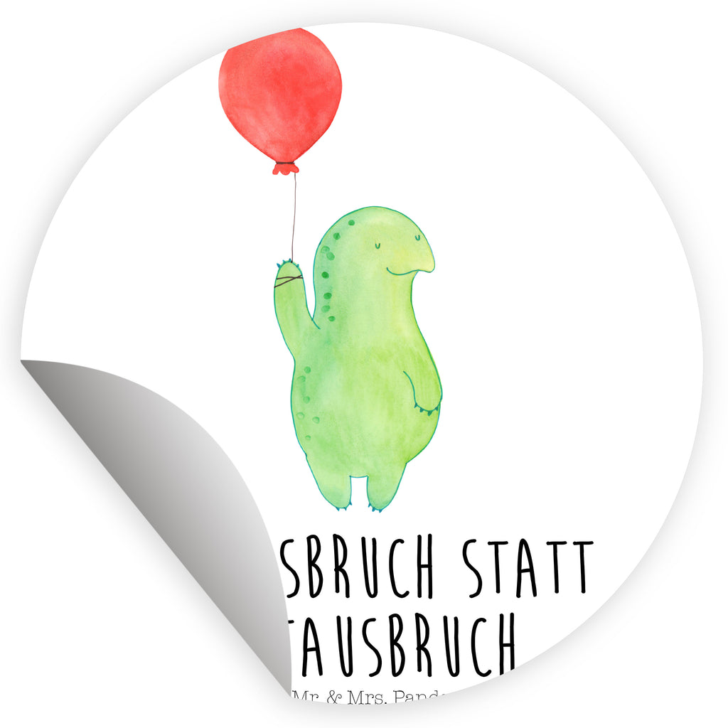 Rund Aufkleber Schildkröte Luftballon Sticker, Aufkleber, Etikett, Schildkröte, Schildkröten, Mutausbruch, Motivation, Motivationsspruch