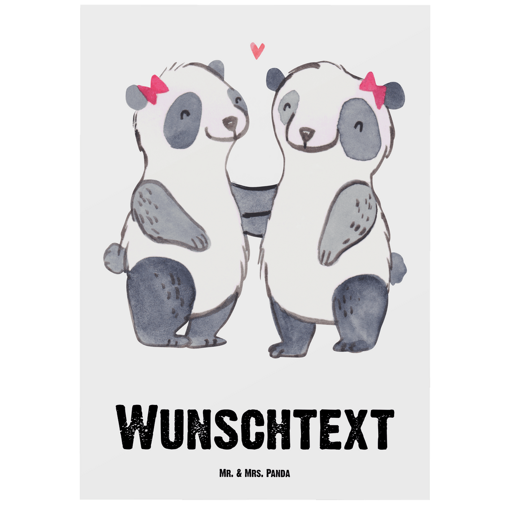 Personalisierte Postkarte Panda Beste Blutsschwester der Welt Postkarte mit Namen, Postkarte bedrucken, Postkarte mit Wunschtext, Postkarte personalisierbar, Geschenkkarte mit Namen, Grußkarte mit Namen, Karte mit Namen, Einladung mit Namen, Ansichtskarte mit Namen, Geschenkkarte mit Wunschtext, Grußkarte mit Wunschtext, Karte mit Wunschtext, Einladung mit Wunschtext, Ansichtskarte mit Wunschtext, für, Dankeschön, Geschenk, Schenken, Geburtstag, Geburtstagsgeschenk, Geschenkidee, Danke, Bedanken, Mitbringsel, Freude machen, Geschenktipp, Blutsschwester, Blutsgeschwister, Freundin, Bae, Schwestern, Schwester, Geschwister, Schwesterherz, Sister, Familie, Kleinigkeit, Beste, Tochter, Liebe