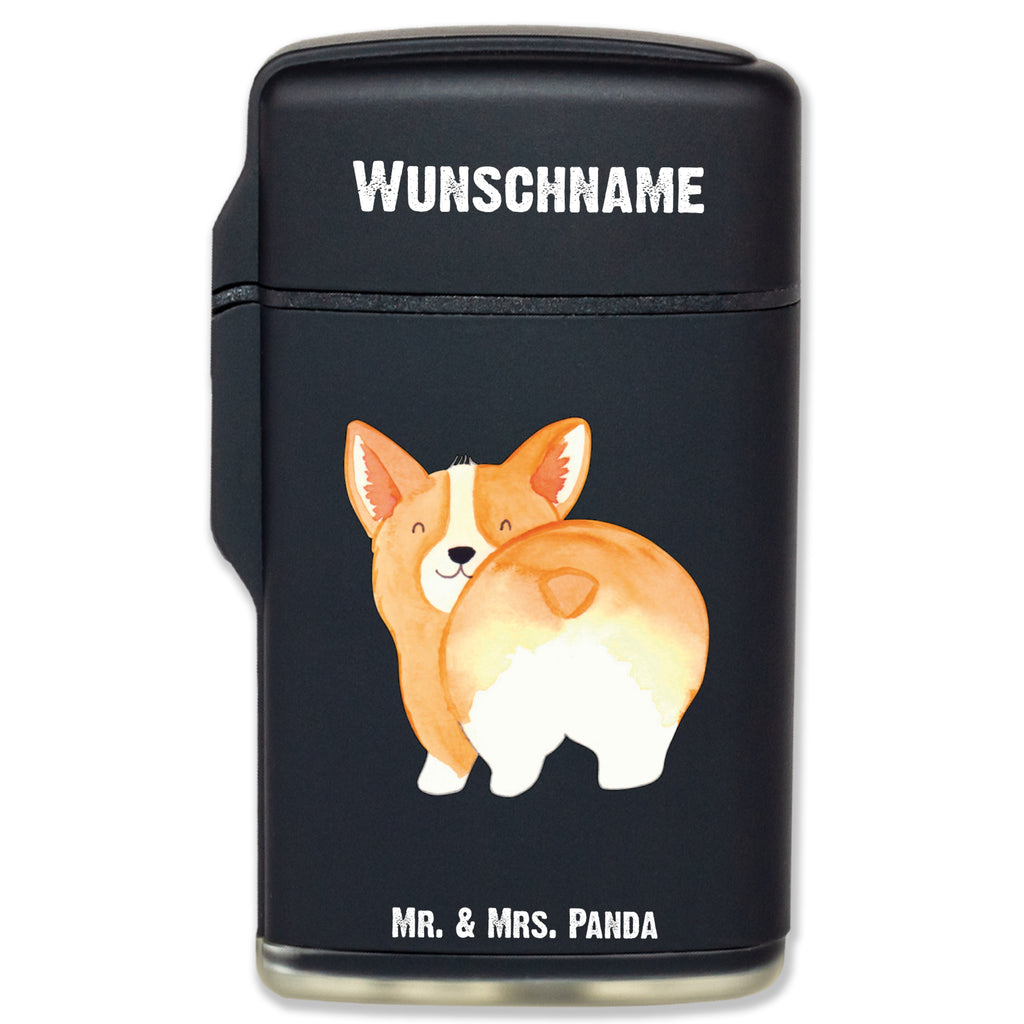 Personalisiertes Feuerzeug Corgie Po Personalisiertes Feuerzeug, Personalisiertes Gas-Feuerzeug, Personalisiertes Sturmfeuerzeug, Hund, Hundemotiv, Haustier, Hunderasse, Tierliebhaber, Hundebesitzer, Sprüche, Corgie, Hundeliebe, Motivation, Selbstliebe, Spruch