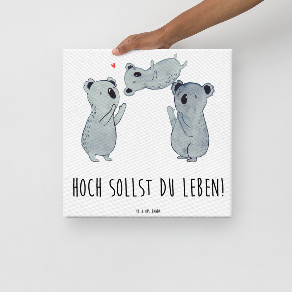 Leinwand Bild Koala Feiern Sich Leinwand, Bild, Kunstdruck, Wanddeko, Dekoration, Geburtstag, Geburtstagsgeschenk, Geschenk, Koala, Familie, Kind, Eltern, Herz, Liebe