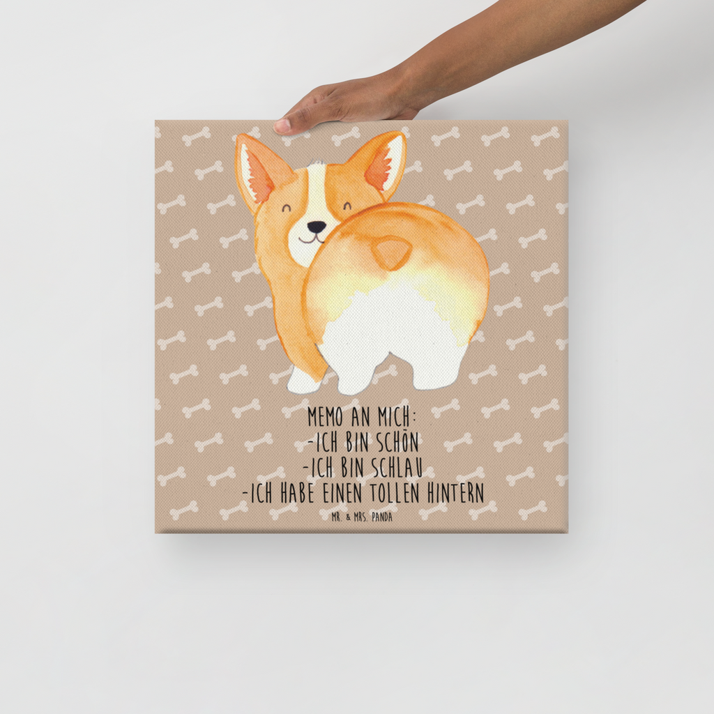 Leinwand Bild Corgi Po Leinwand, Bild, Kunstdruck, Wanddeko, Dekoration, Hund, Hundemotiv, Haustier, Hunderasse, Tierliebhaber, Hundebesitzer, Sprüche, Corgie, Hundeliebe, Motivation, Selbstliebe, Spruch