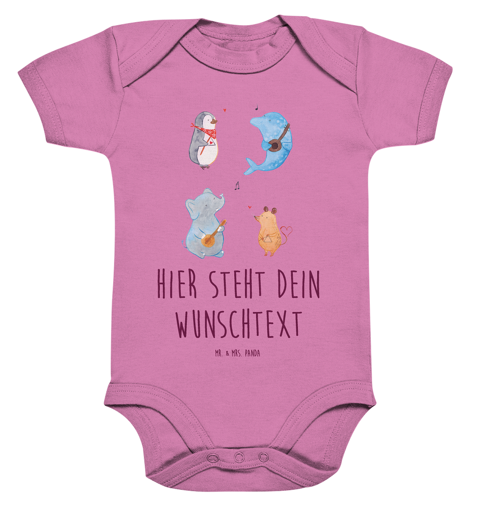 Personalisierter Baby Body Big Band Personalisierter Baby Body, Personalisierte Babykleidung, Personalisierter Babystrampler, Personalisierter Strampler, Personalisierter Wickelbody, Personalisierte Baby Erstausstattung, Junge, Mädchen, Tiermotive, Gute Laune, lustige Sprüche, Tiere, Hund, Pinguin, Maus, Elefant, Delfin, Gitarre, Band, Triangel, Musikanten, Musik