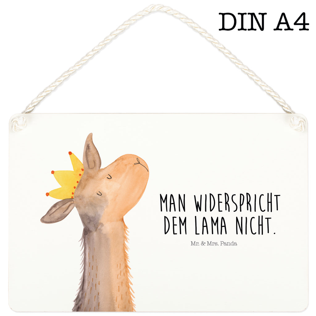 Deko Schild Lamakopf König Dekoschild, Deko Schild, Schild, Tür Schild, Türschild, Holzschild, Wandschild, Wanddeko, Lama, Alpaka, Lamas, König, Königin, Freundin, Mama, Papa, Büro Kollege, Kollegin, Chef, Vorgesetzter, Abi, Abitur