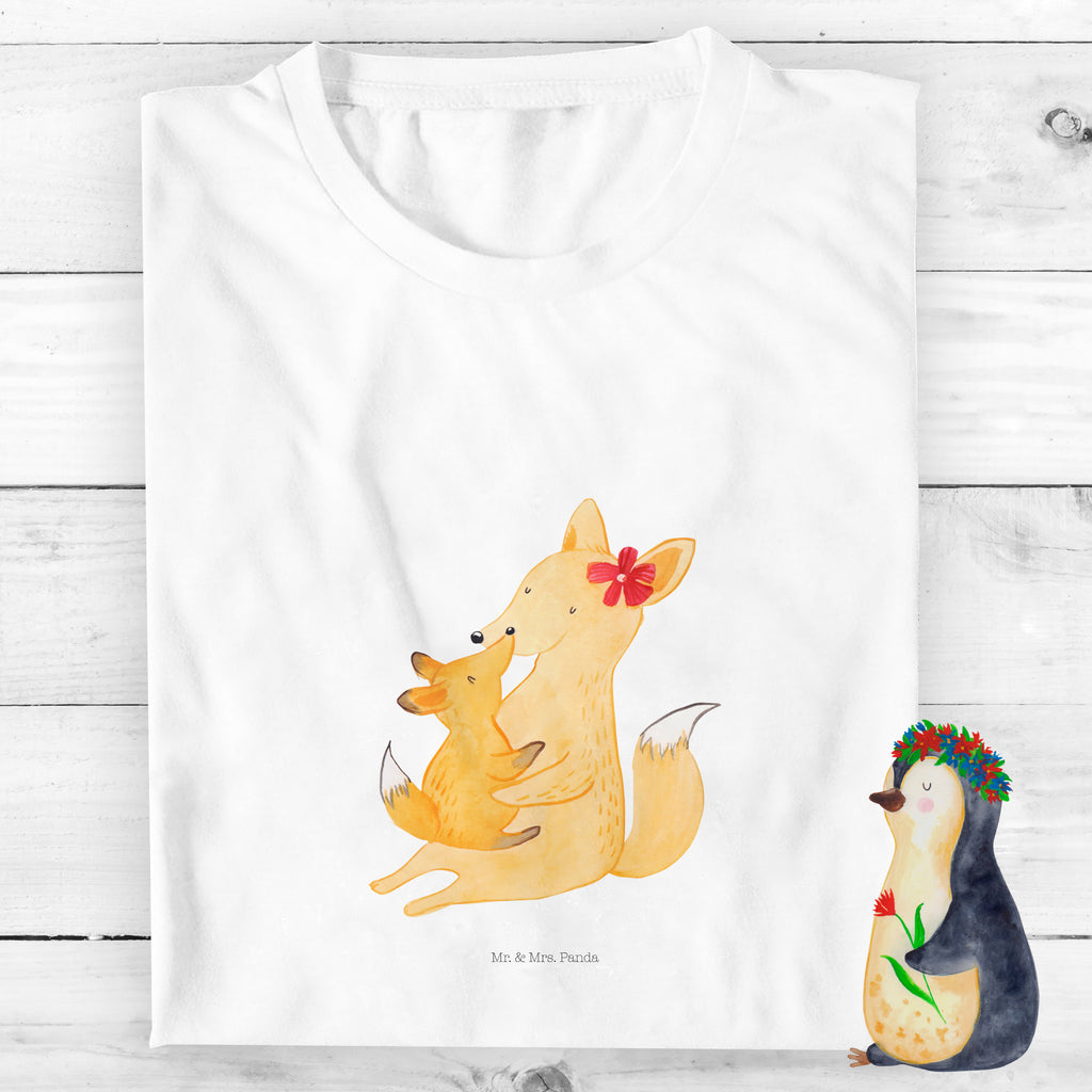 Organic Kinder T-Shirt Fuchs Mama Kinder T-Shirt, Kinder T-Shirt Mädchen, Kinder T-Shirt Jungen, Familie, Vatertag, Muttertag, Bruder, Schwester, Mama, Papa, Oma, Opa, Mutter, Tochter, Lieblingstochter, Beste Tochter, Geschenk