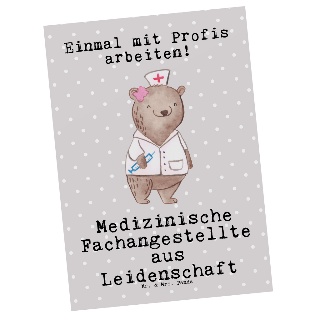 Postkarte Medizinische Fachangestellte aus Leidenschaft Postkarte, Karte, Geschenkkarte, Grußkarte, Einladung, Ansichtskarte, Geburtstagskarte, Einladungskarte, Dankeskarte, Ansichtskarten, Einladung Geburtstag, Einladungskarten Geburtstag, Beruf, Ausbildung, Jubiläum, Abschied, Rente, Kollege, Kollegin, Geschenk, Schenken, Arbeitskollege, Mitarbeiter, Firma, Danke, Dankeschön, Arzthelferin, Medizinische Fachangestellte, Sprechstundenhilfe