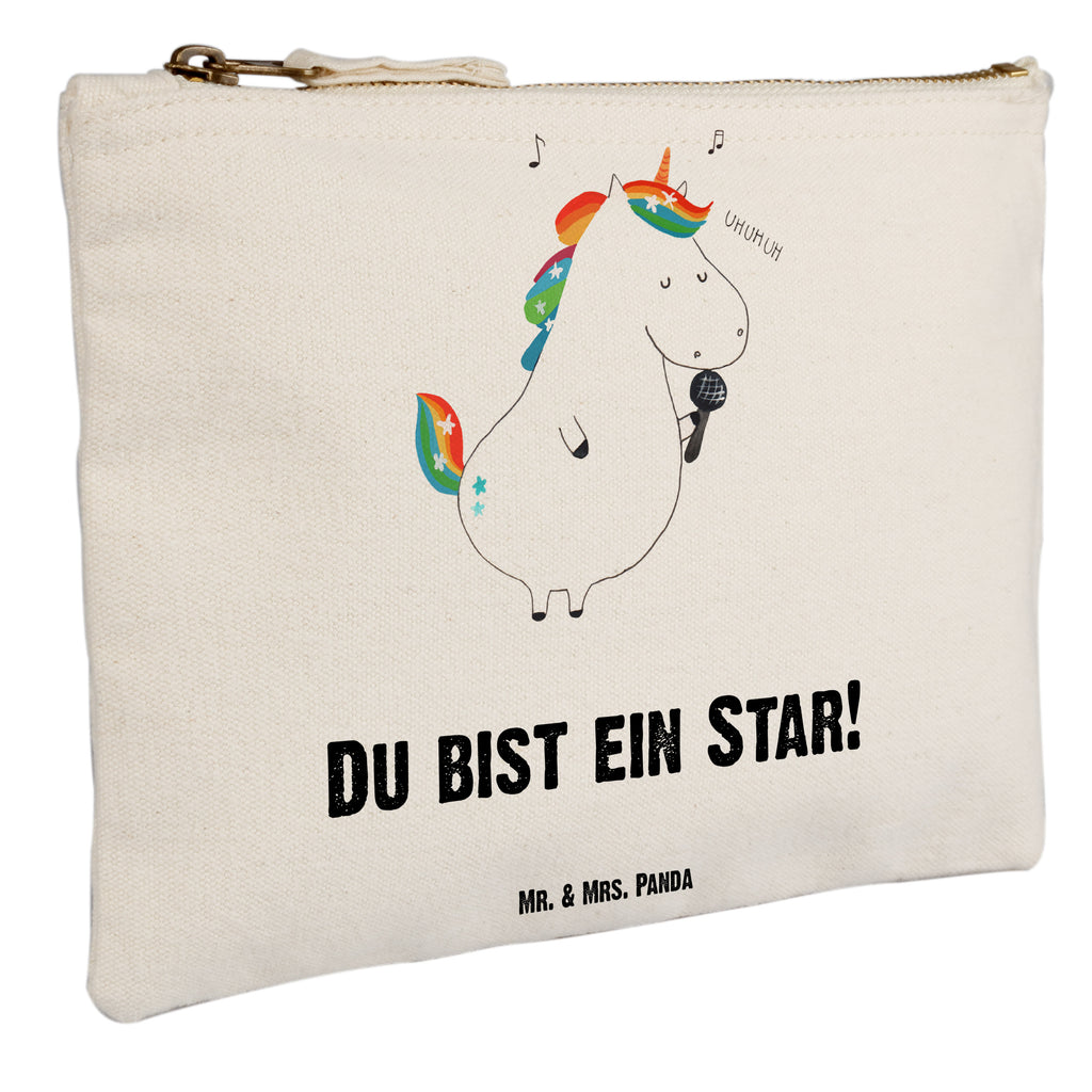 Schminktasche Einhorn Sänger Schminktasche, Kosmetiktasche, Kosmetikbeutel, Stiftemäppchen, Etui, Federmappe, Makeup, XXL, Schminketui, Kosmetiketui, Schlamperetui, Einhorn, Einhörner, Einhorn Deko, Pegasus, Unicorn, Glitzer, Konfetti, Party, Geburtstag, Feier, Fest, Disco, Sängerin, Sänger, Freundin