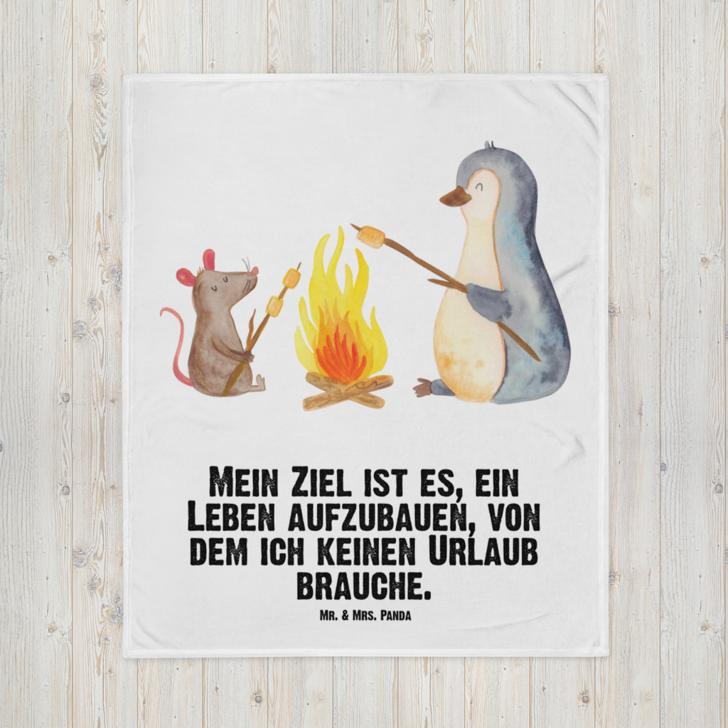 Babydecke Pinguin Lagerfeuer Babydecke, Babygeschenk, Geschenk Geburt, Babyecke Kuscheldecke, Krabbeldecke, Pinguin, Maus, Pinguine, Lagerfeuer, Leben, Arbeit, Job, Motivation, Büro, Büroalltag, Lebensspruch, Lebensmotivation, Neustart, Liebe, grillen, Feuer, Marshmallows