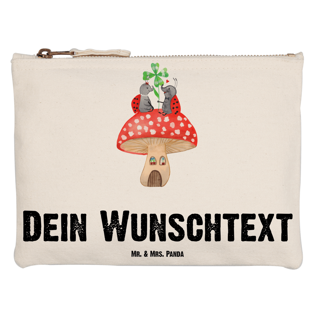 Personalisierte Schminktasche Marienkäfer Paar Fliegenpilz Personalisierte Schminktasche, Personalisierte Kosmetiktasche, Personalisierter Kosmetikbeutel, Personalisiertes Stiftemäppchen, Personalisiertes Etui, Personalisierte Federmappe, Personalisierte Makeup Bag, Personalisiertes Schminketui, Personalisiertes Kosmetiketui, Personalisiertes Schlamperetui, Schminktasche mit Namen, Kosmetiktasche mit Namen, Kosmetikbeutel mit Namen, Stiftemäppchen mit Namen, Etui mit Namen, Federmappe mit Namen, Makeup Bg mit Namen, Schminketui mit Namen, Kosmetiketui mit Namen, Schlamperetui mit Namen, Schminktasche personalisieren, Schminktasche bedrucken, Schminktasche selbst gestalten, Tiermotive, Gute Laune, lustige Sprüche, Tiere, Haus, Wohnung, zuhause, Fliegenpilz, Marienkäfer, Fleigenpilzhaus