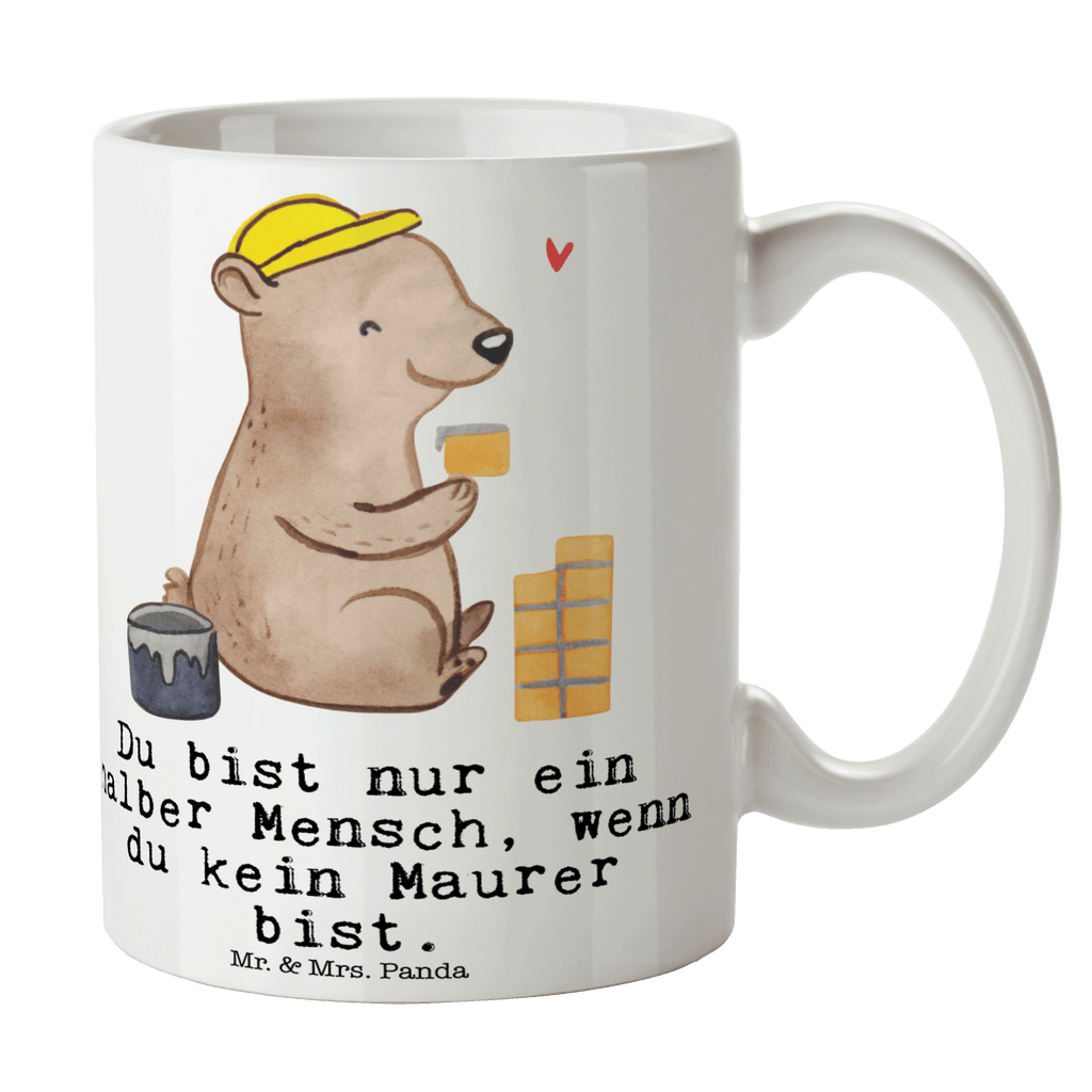 Tasse Maurer mit Herz Tasse, Kaffeetasse, Teetasse, Becher, Kaffeebecher, Teebecher, Keramiktasse, Porzellantasse, Büro Tasse, Geschenk Tasse, Tasse Sprüche, Tasse Motive, Kaffeetassen, Tasse bedrucken, Designer Tasse, Cappuccino Tassen, Schöne Teetassen, Beruf, Ausbildung, Jubiläum, Abschied, Rente, Kollege, Kollegin, Geschenk, Schenken, Arbeitskollege, Mitarbeiter, Firma, Danke, Dankeschön, Maurer, Maurermeister, Gesellenprüfung, Handwerker, Maurerbetrieb