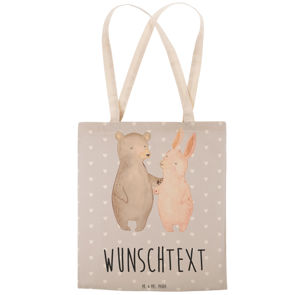 Personalisierte Einkaufstasche Bär Hase Umarmen Personalisierte Tragetasche, Personalisierte Tasche, Personalisierter Beutel, Personalisierte Stofftasche, Personalisierte Baumwolltasche, Personalisierte Umhängetasche, Personalisierter Shopper, Personalisierte Einkaufstasche, Personalisierte Beuteltasche, Tragetasche mit Namen, Tasche mit Namen, Beutel mit Namen, Stofftasche mit Namen, Baumwolltasche mit Namen, Umhängetasche mit Namen, Shopper mit Namen, Einkaufstasche mit Namen, Beuteltasche, Wunschtext, Wunschnamen, Personalisierbar, Personalisierung, Liebe, Partner, Freund, Freundin, Ehemann, Ehefrau, Heiraten, Verlobung, Heiratsantrag, Liebesgeschenk, Jahrestag, Hocheitstag, Freunde, bester Freund, Hase, Bär, Bärchen, best friends