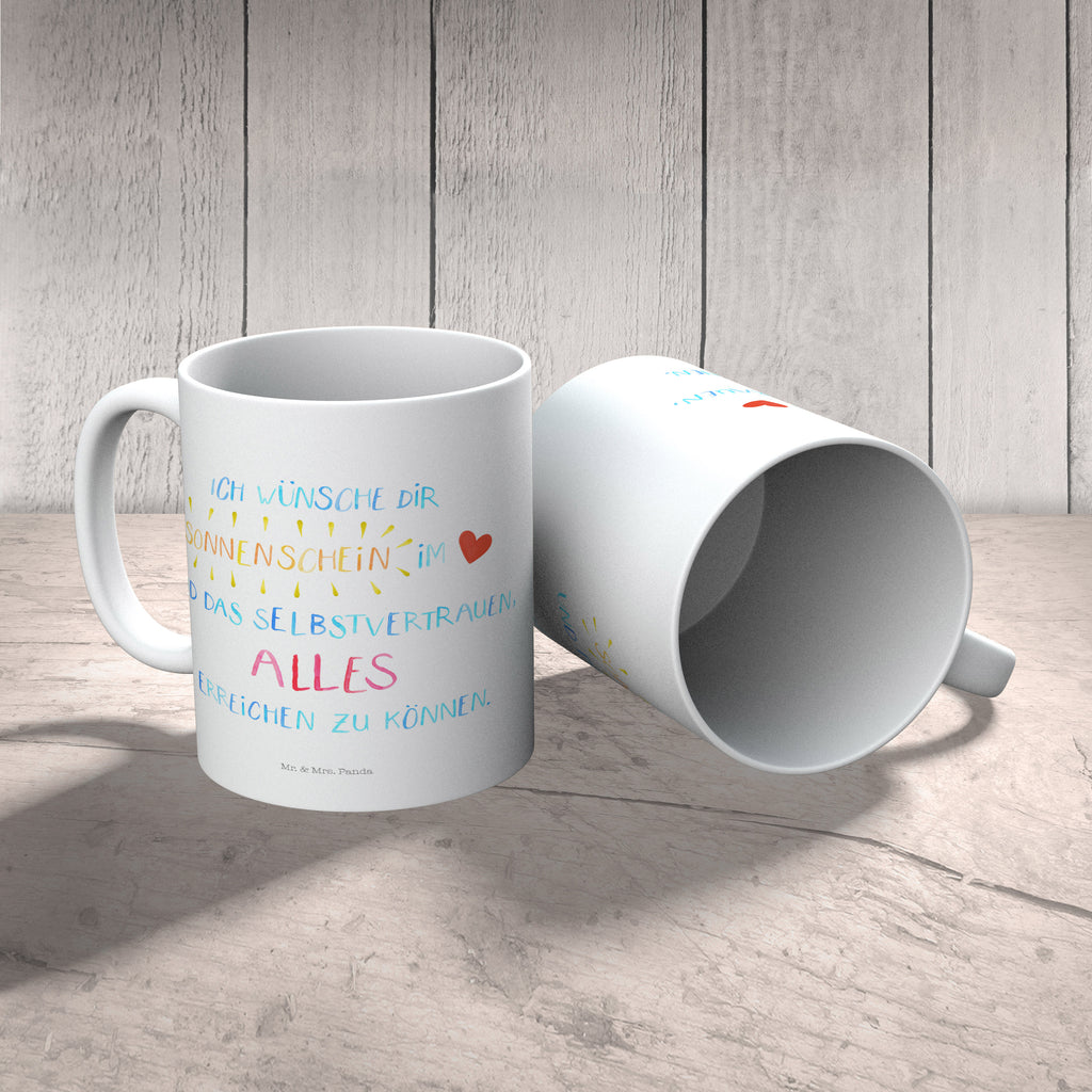 Tasse Ich wünsche dir Sonnenschein im Herzen Tasse, Kaffeetasse, Teetasse, Becher, Kaffeebecher, Teebecher, Keramiktasse, Porzellantasse, Büro Tasse, Geschenk Tasse, Tasse Sprüche, Tasse Motive, Kaffeetassen, Tasse bedrucken, Designer Tasse, Cappuccino Tassen, Schöne Teetassen