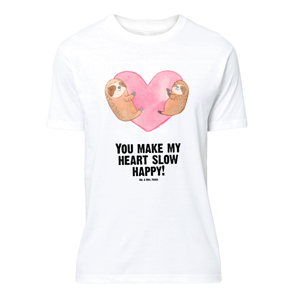 T-Shirt Standard Faultiere Herz T-Shirt, Shirt, Tshirt, Lustiges T-Shirt, T-Shirt mit Spruch, Party, Junggesellenabschied, Jubiläum, Geburstag, Herrn, Damen, Männer, Frauen, Schlafshirt, Nachthemd, Sprüche, Liebe, Partner, Freund, Freundin, Ehemann, Ehefrau, Heiraten, Verlobung, Heiratsantrag, Liebesgeschenk, Jahrestag, Hocheitstag, Valentinstag, Geschenk für Frauen, Hochzeitstag, Mitbringsel, Geschenk für Freundin, Geschenk für Partner, Liebesbeweis, für Männer, für Ehemann