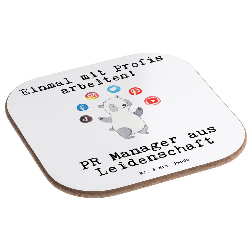 Quadratische Untersetzer PR Manager aus Leidenschaft Untersetzer, Bierdeckel, Glasuntersetzer, Untersetzer Gläser, Getränkeuntersetzer, Untersetzer aus Holz, Untersetzer für Gläser, Korkuntersetzer, Untersetzer Holz, Holzuntersetzer, Tassen Untersetzer, Untersetzer Design, Beruf, Ausbildung, Jubiläum, Abschied, Rente, Kollege, Kollegin, Geschenk, Schenken, Arbeitskollege, Mitarbeiter, Firma, Danke, Dankeschön