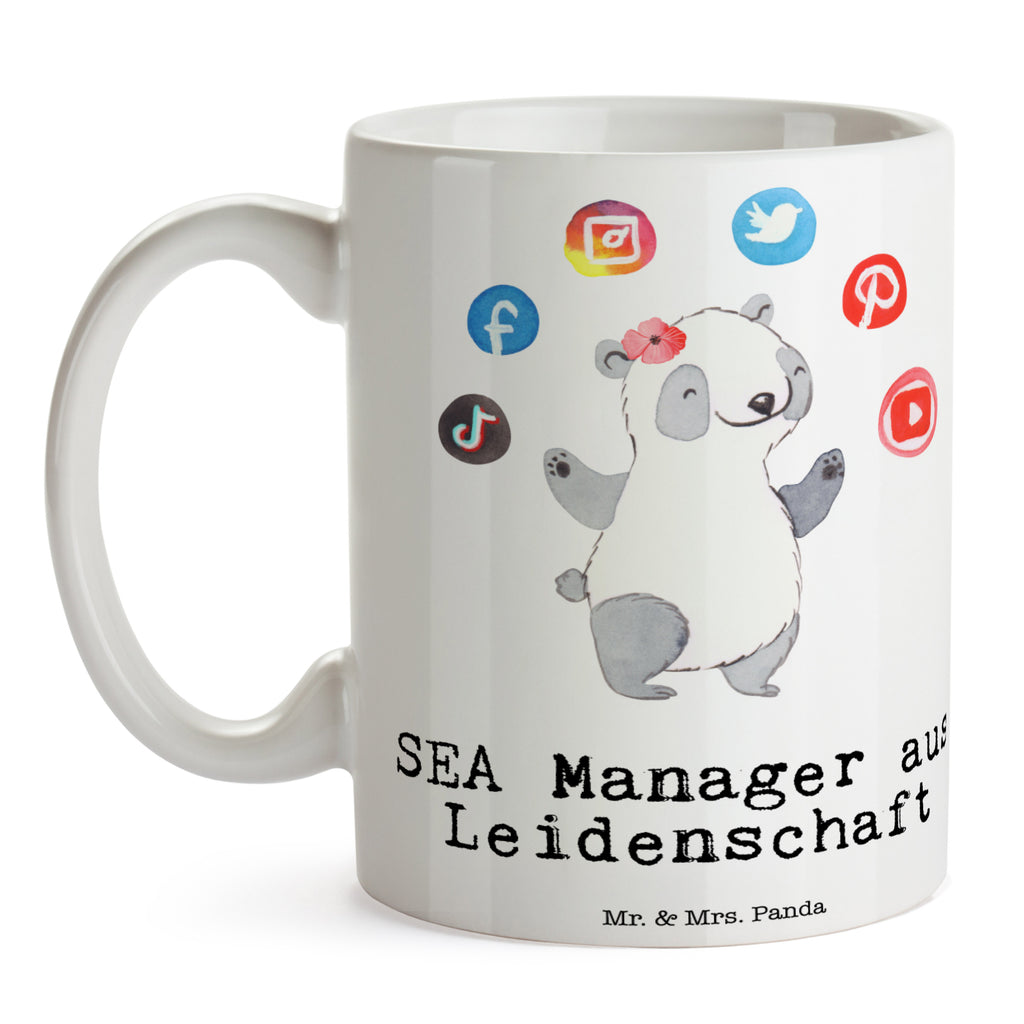 Tasse SEA Manager aus Leidenschaft Tasse, Kaffeetasse, Teetasse, Becher, Kaffeebecher, Teebecher, Keramiktasse, Porzellantasse, Büro Tasse, Geschenk Tasse, Tasse Sprüche, Tasse Motive, Kaffeetassen, Tasse bedrucken, Designer Tasse, Cappuccino Tassen, Schöne Teetassen, Beruf, Ausbildung, Jubiläum, Abschied, Rente, Kollege, Kollegin, Geschenk, Schenken, Arbeitskollege, Mitarbeiter, Firma, Danke, Dankeschön, SEA Manager, Suchmaschinenwerbung, Suchmaschinenmarketing