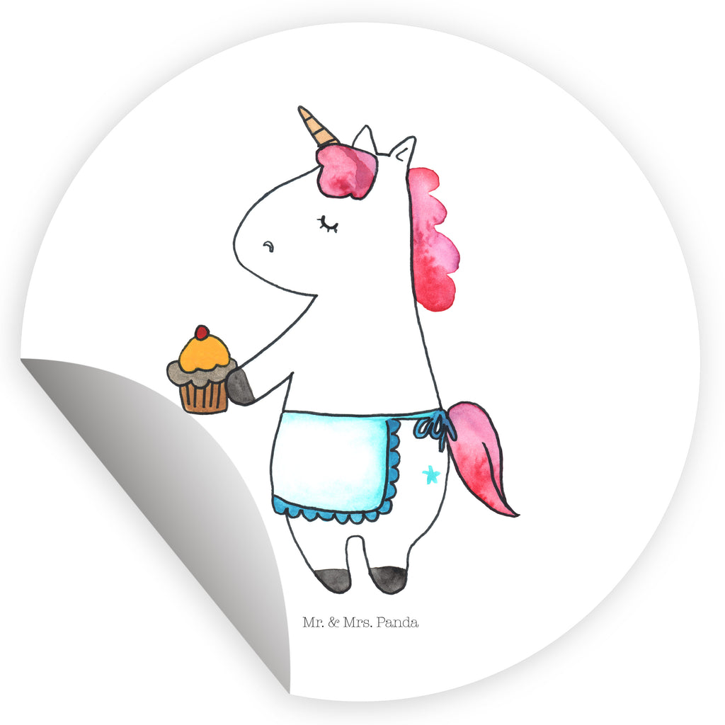 Rund Aufkleber Einhorn Muffin Sticker, Aufkleber, Etikett, Einhorn, Einhörner, Einhorn Deko, Pegasus, Unicorn, Geburtstag, Backen, Muffin, Kekse, Geburtstagsgrüße, Glückwünsche, Liebesgrüße, Grüße