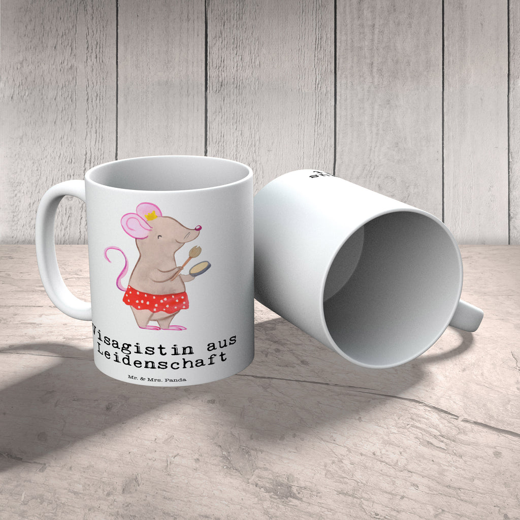 Tasse Visagistin aus Leidenschaft Tasse, Kaffeetasse, Teetasse, Becher, Kaffeebecher, Teebecher, Keramiktasse, Porzellantasse, Büro Tasse, Geschenk Tasse, Tasse Sprüche, Tasse Motive, Kaffeetassen, Tasse bedrucken, Designer Tasse, Cappuccino Tassen, Schöne Teetassen, Beruf, Ausbildung, Jubiläum, Abschied, Rente, Kollege, Kollegin, Geschenk, Schenken, Arbeitskollege, Mitarbeiter, Firma, Danke, Dankeschön, Kosmetikerin, Make Up Artist, Maskenbildnerin, Visagistin, Beauty Salon, Kosmetikstudio, Eröffnung