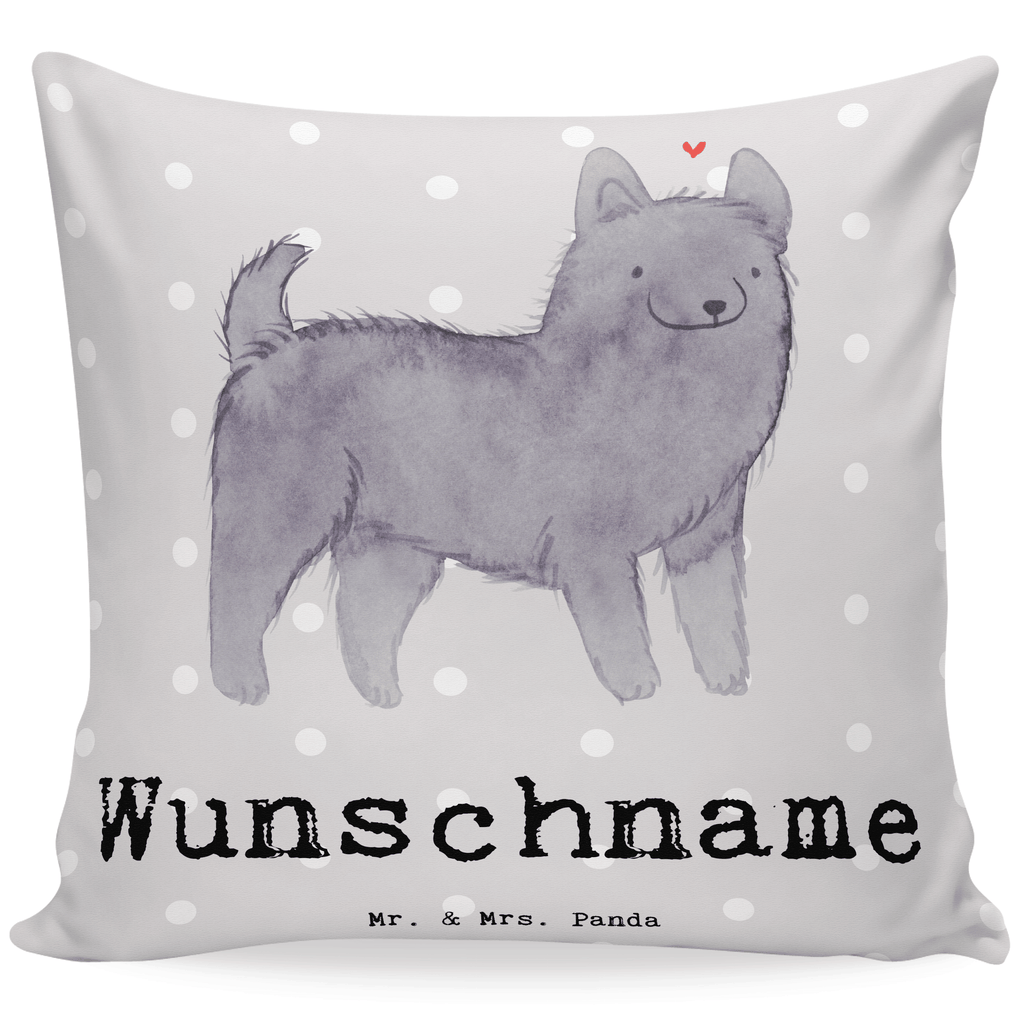 Personalisiertes Kissen Schipperke Lebensretter Kissen, personalisiert, Name, Wunschname, bedrucken, Kopfkissen, Hund, Hunderasse, Rassehund, Hundebesitzer, Geschenk, Tierfreund, Schenken, Welpe, Schipperke, belgische Hunderasse