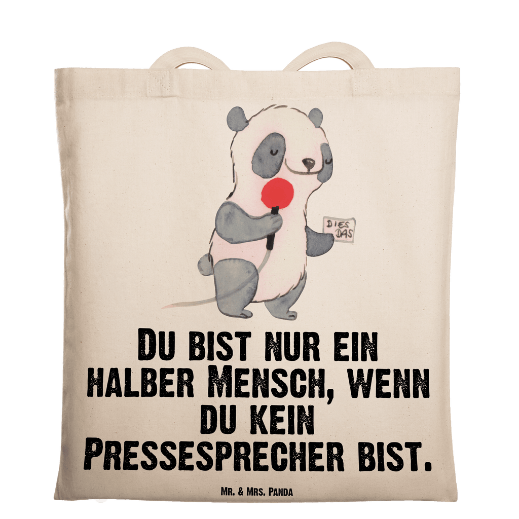 Tragetasche Pressesprecher mit Herz Beuteltasche, Beutel, Einkaufstasche, Jutebeutel, Stoffbeutel, Tasche, Shopper, Umhängetasche, Strandtasche, Schultertasche, Stofftasche, Tragetasche, Badetasche, Jutetasche, Einkaufstüte, Laptoptasche, Beruf, Ausbildung, Jubiläum, Abschied, Rente, Kollege, Kollegin, Geschenk, Schenken, Arbeitskollege, Mitarbeiter, Firma, Danke, Dankeschön