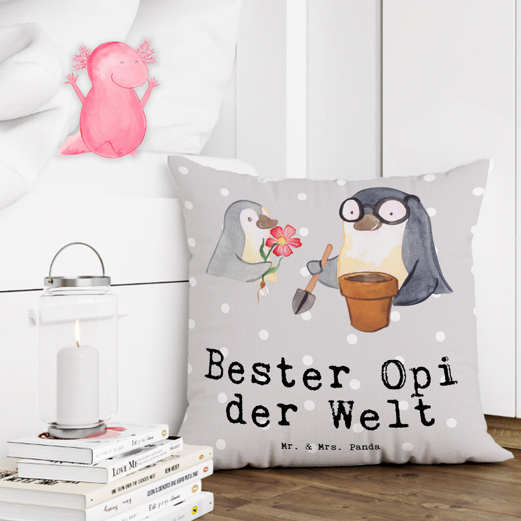 40x40 Kissen Pinguin Bester Opi der Welt Kissenhülle, Kopfkissen, Sofakissen, Dekokissen, Motivkissen, sofakissen, sitzkissen, Kissen, Kissenbezüge, Kissenbezug 40x40, Kissen 40x40, Kissenhülle 40x40, Zierkissen, Couchkissen, Dekokissen Sofa, Sofakissen 40x40, Dekokissen 40x40, Kopfkissen 40x40, Kissen 40x40 Waschbar, für, Dankeschön, Geschenk, Schenken, Geburtstag, Geburtstagsgeschenk, Geschenkidee, Danke, Bedanken, Mitbringsel, Freude machen, Geschenktipp, Großvater, Grossvater, Opa, Opi. Großpapa, Großeltern, Nichte, Neffe, Kleinigkeit, Oppa, Oppi, Bester