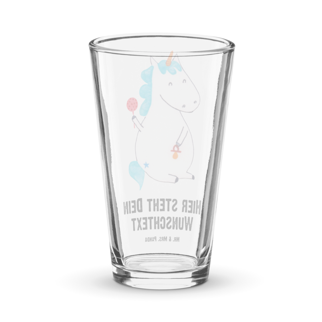 Personalisiertes Trinkglas Einhorn Baby Personalisiertes Trinkglas, Personalisiertes Glas, Personalisiertes Pint Glas, Personalisiertes Bierglas, Personalisiertes Cocktail Glas, Personalisiertes Wasserglas, Glas mit Namen, Glas selber bedrucken, Wunschtext, Selbst drucken, Wunschname, Einhorn, Einhörner, Einhorn Deko, Pegasus, Unicorn, Mutter, Geburt, Geburtstag, erstes Kind, Baby, Babyglück, Nachwuchs, Eltern, Party, Kind, Schnuller