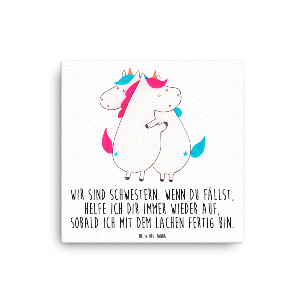 Leinwand Bild Einhörner Umarmen Leinwand, Bild, Kunstdruck, Wanddeko, Dekoration, Einhorn, Einhörner, Einhorn Deko, Pegasus, Unicorn, Freundinnen, Freundin, BFF, Schwester, Schwestern, Familie, Geschwister, Sister, Liebe