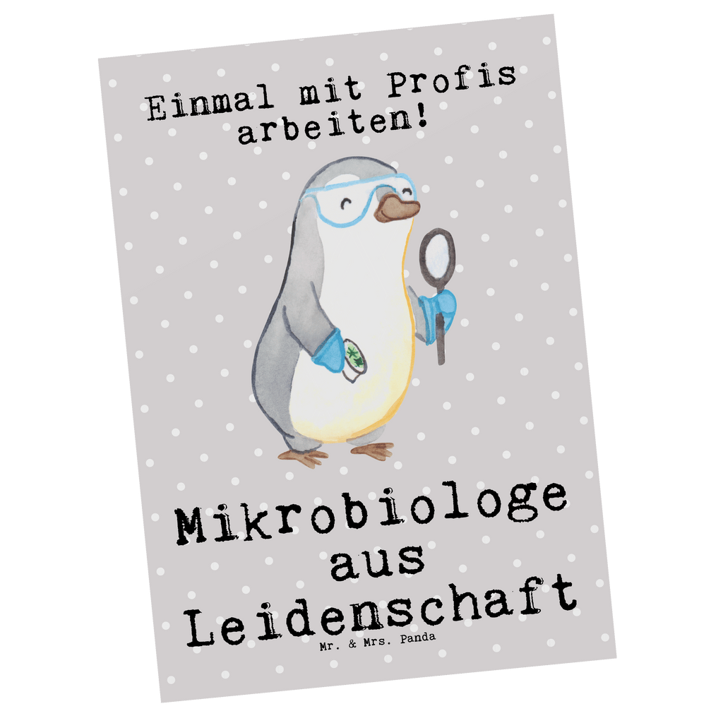 Postkarte Mikrobiologe aus Leidenschaft Postkarte, Karte, Geschenkkarte, Grußkarte, Einladung, Ansichtskarte, Geburtstagskarte, Einladungskarte, Dankeskarte, Ansichtskarten, Einladung Geburtstag, Einladungskarten Geburtstag, Beruf, Ausbildung, Jubiläum, Abschied, Rente, Kollege, Kollegin, Geschenk, Schenken, Arbeitskollege, Mitarbeiter, Firma, Danke, Dankeschön, Mikrobiologe, Naturwissenschaftler, Labor, Forschung