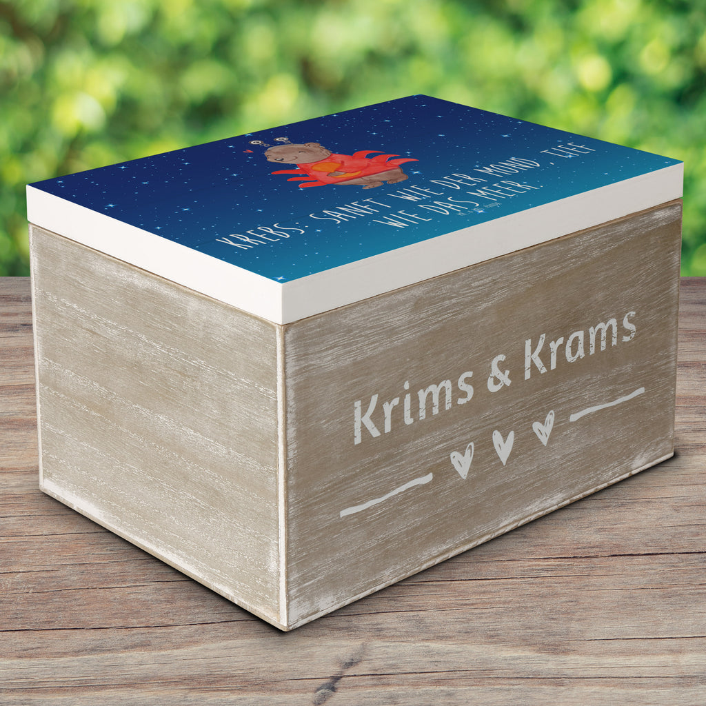 Holzkiste Krebs Astrologie Holzkiste, Kiste, Schatzkiste, Truhe, Schatulle, XXL, Erinnerungsbox, Erinnerungskiste, Dekokiste, Aufbewahrungsbox, Geschenkbox, Geschenkdose, Tierkreiszeichen, Sternzeichen, Horoskop, Astrologie, Aszendent, Krebs, Geburtstagsgeschenk, Geschenk