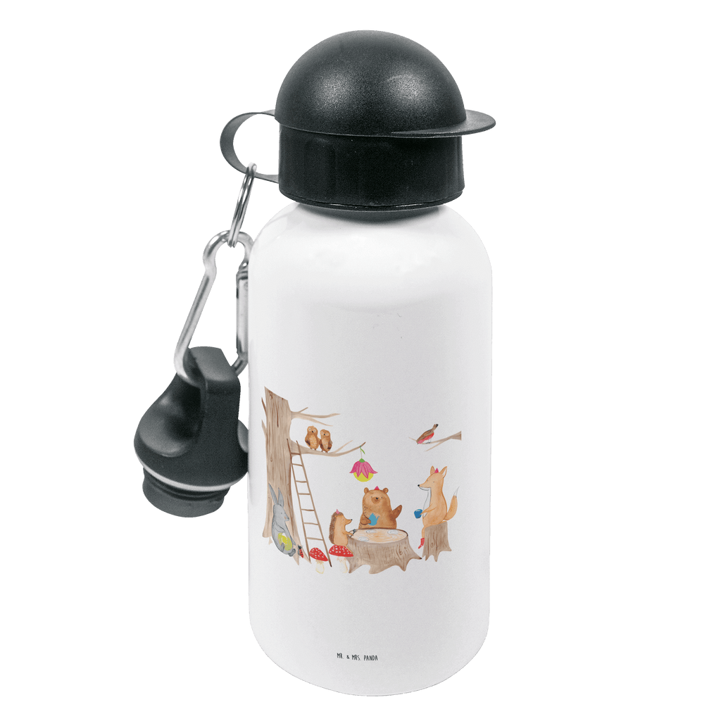 Kindertrinkflasche Waldtiere Picknick Kindertrinkflasche, Kinder Trinkflasche, Trinkflasche, Flasche, Kinderflasche, Kinder, Kids, Kindergarten Flasche, Grundschule, Jungs, Mädchen, Tiermotive, Gute Laune, lustige Sprüche, Tiere, Waldtiere, Picknick, Wald, Fuchs, Hase, Igel, Maus, Eichhörnchen