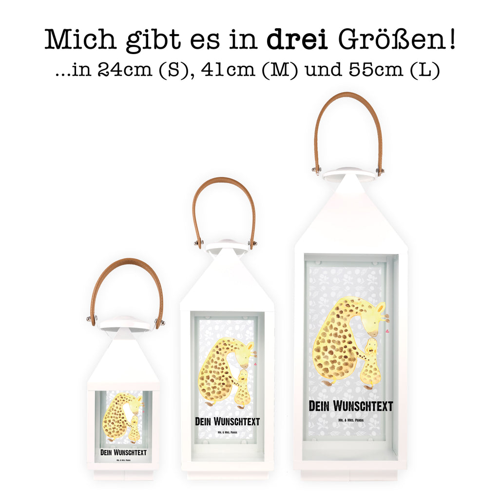 Personalisierte Deko Laterne Giraffe mit Kind Gartenlampe, Gartenleuchte, Gartendekoration, Gartenlicht, Laterne kleine Laternen, XXL Laternen, Laterne groß, Afrika, Wildtiere, Giraffe, Kind, Mutter, Mama, Tochter, Sohn, Lieblingsmensch