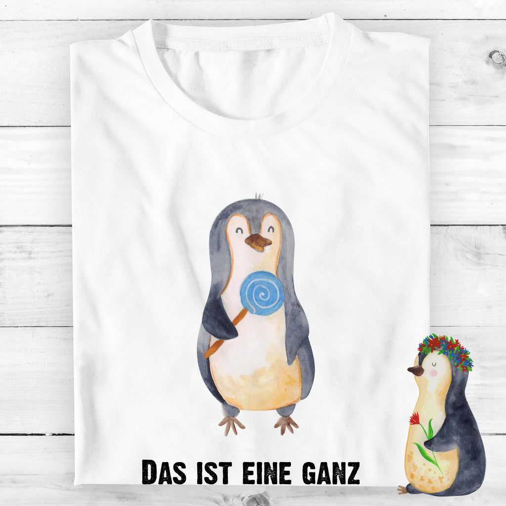 T-Shirt Standard Pinguin Lolli T-Shirt, Shirt, Tshirt, Lustiges T-Shirt, T-Shirt mit Spruch, Party, Junggesellenabschied, Jubiläum, Geburstag, Herrn, Damen, Männer, Frauen, Schlafshirt, Nachthemd, Sprüche, Pinguin, Pinguine, Lolli, Süßigkeiten, Blödsinn, Spruch, Rebell, Gauner, Ganove, Rabauke